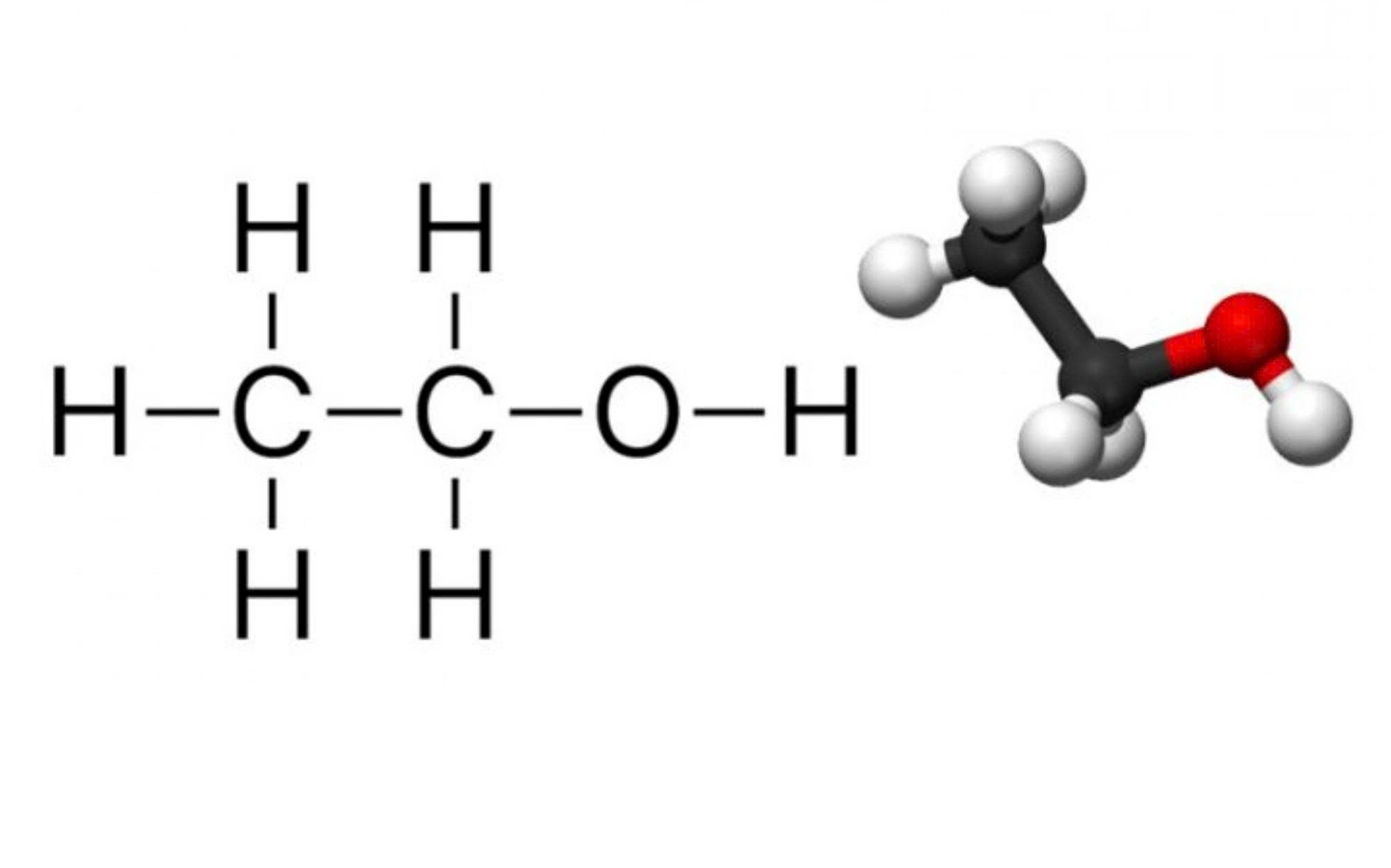 Cấu tạo phân tử ethanol