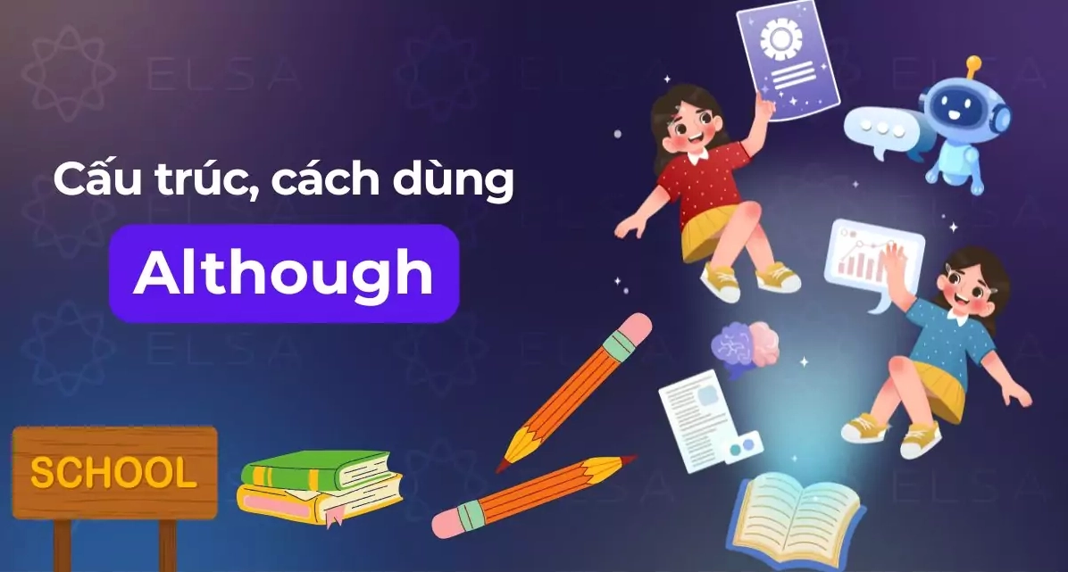 Cấu trúc Although: Cách dùng, phân biệt với Despite, In spite of