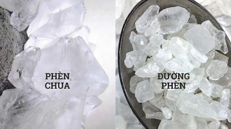 Cấu trúc tinh thể của phèn chua
