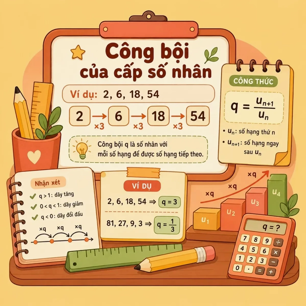 Công bội của cấp số nhân