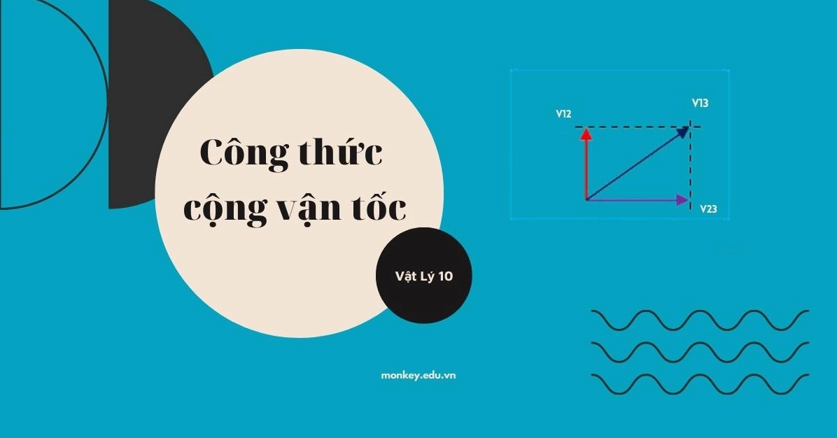 Công thức cộng vận tốc là gì? Lý thuyết, ví dụ dễ hiểu cho học sinh lớp 10