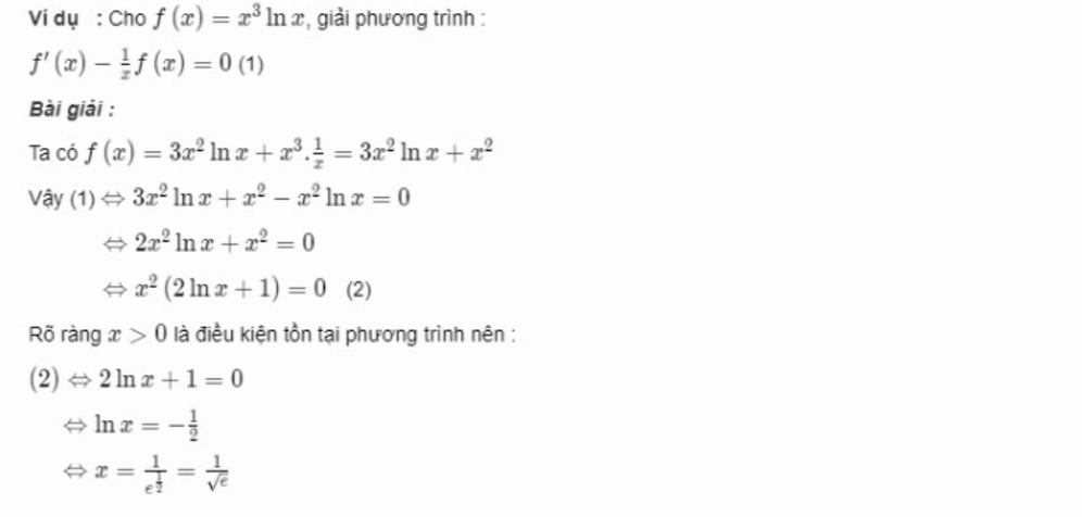 công thức đạo hàm cơ bản