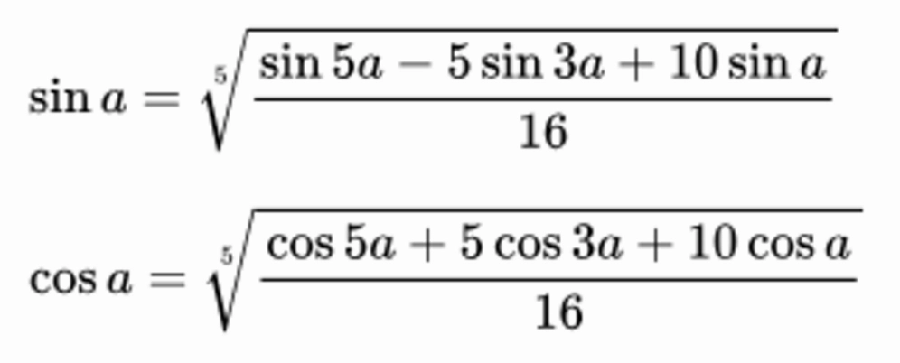 công thức hạ bậc
