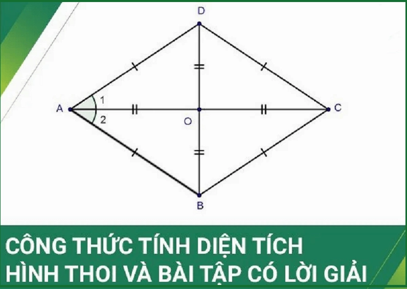 công thức hình thoi