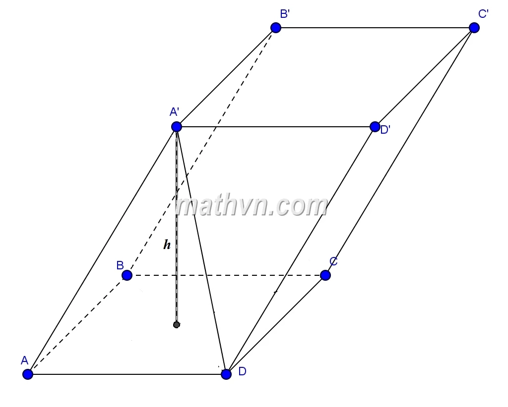 Công thức thể tích khối lăng trụ