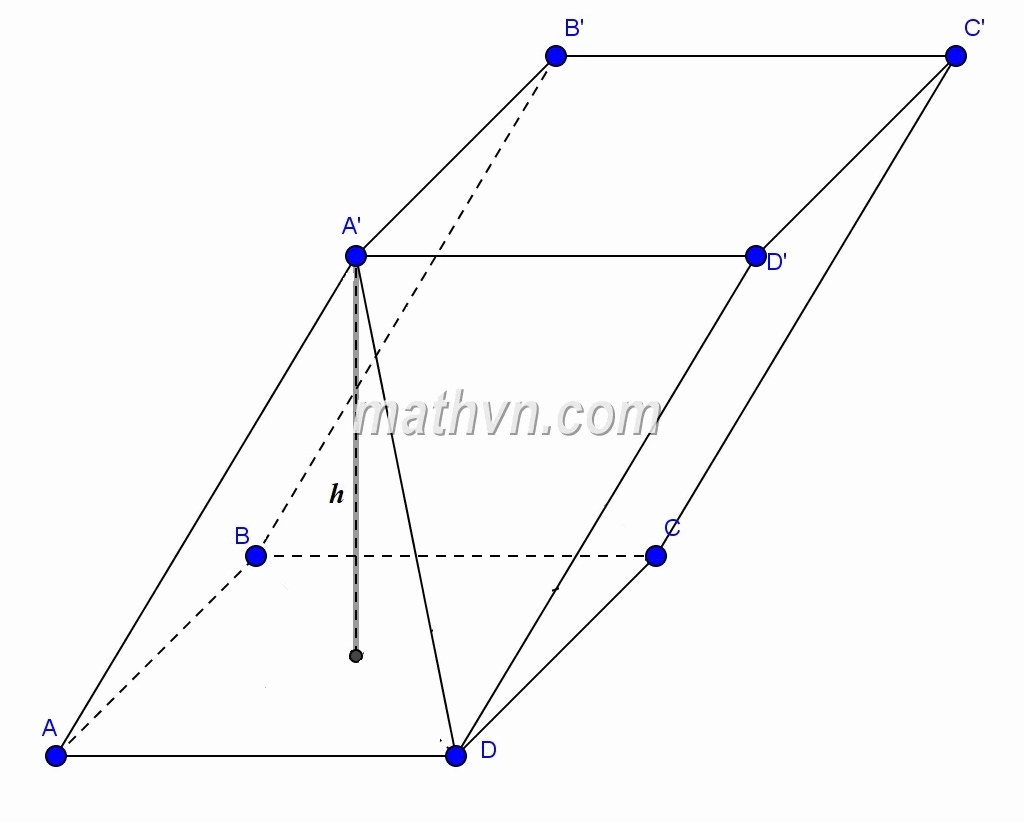 công thức thể tích khối lăng trụ