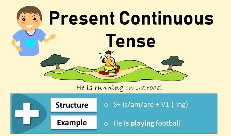 công thức thì hiện tại tiếp diễn