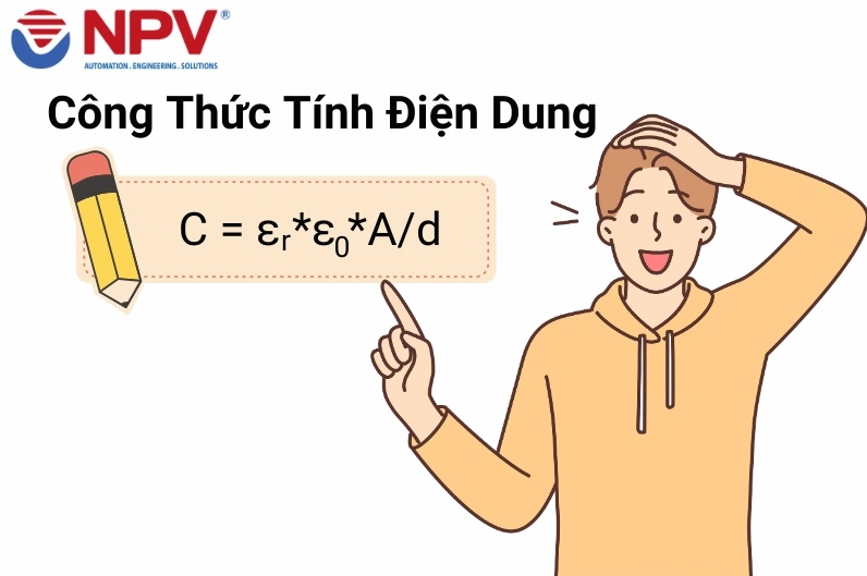 Công thức tính điện dung của tụ điện
