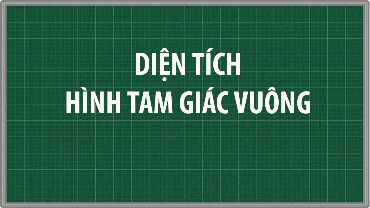 Công thức tính diện tích hình tam giác lớp 5: Bí quyết và Ví dụ Minh Họa Đơn Giản