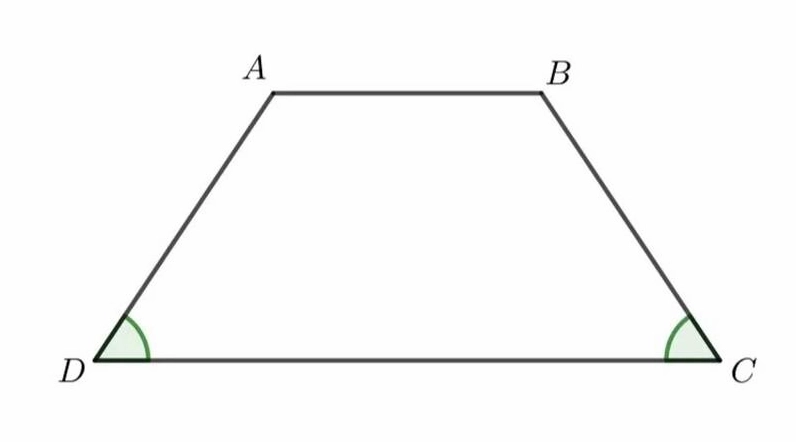 Công thức tính diện tích hình thang cân