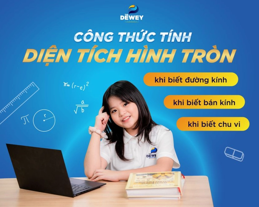 Công thức tính diện tích hình tròn chi tiết đầy đủ