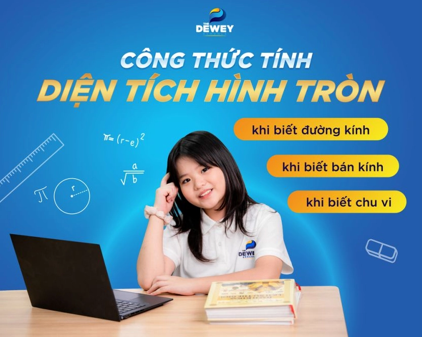 công thức tính diện tích hình tròn