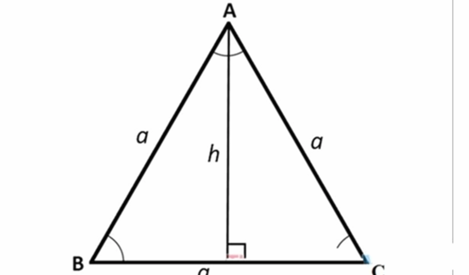 Công thức tính diện tích tam giác đều