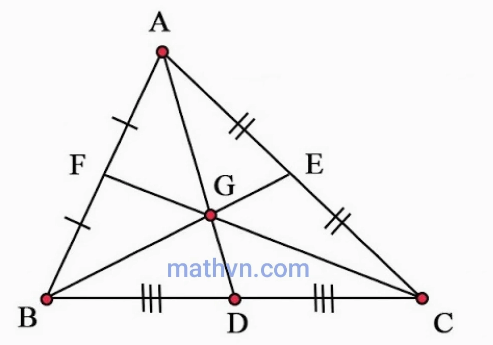 Công thức tính độ dài đường trung tuyến của tam giác bất kì - Hình 1