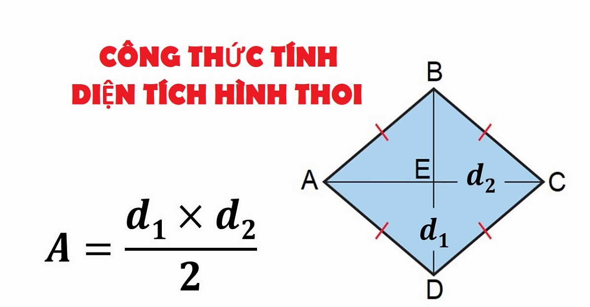 Công thức tính dt hình thoi: Hướng dẫn chi tiết và ví dụ dễ hiểu
