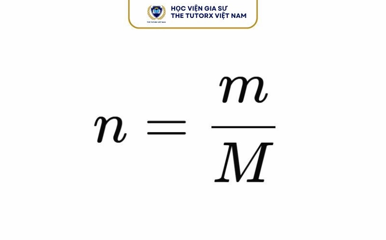 Công thức tính nồng độ mol