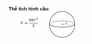 Công thức tính thể tích hình cầu: Nắm vững kiến thức, giải bài tập dễ dàng!