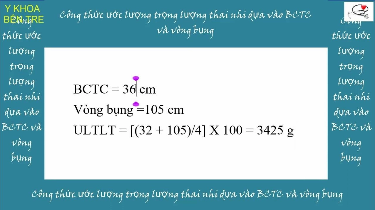 Công thức tính trọng lượng thai: Hướng dẫn chi tiết từ chuyên gia