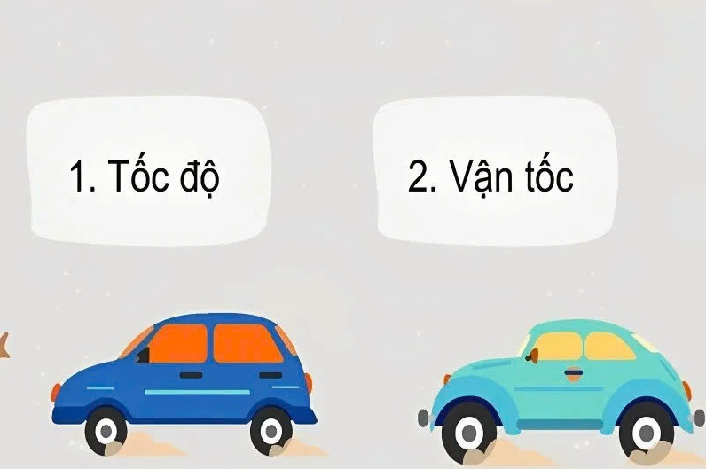 Công thức tính vận tốc