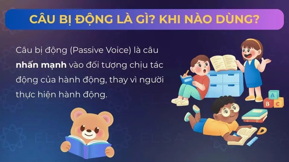 Định nghĩa Câu bị động