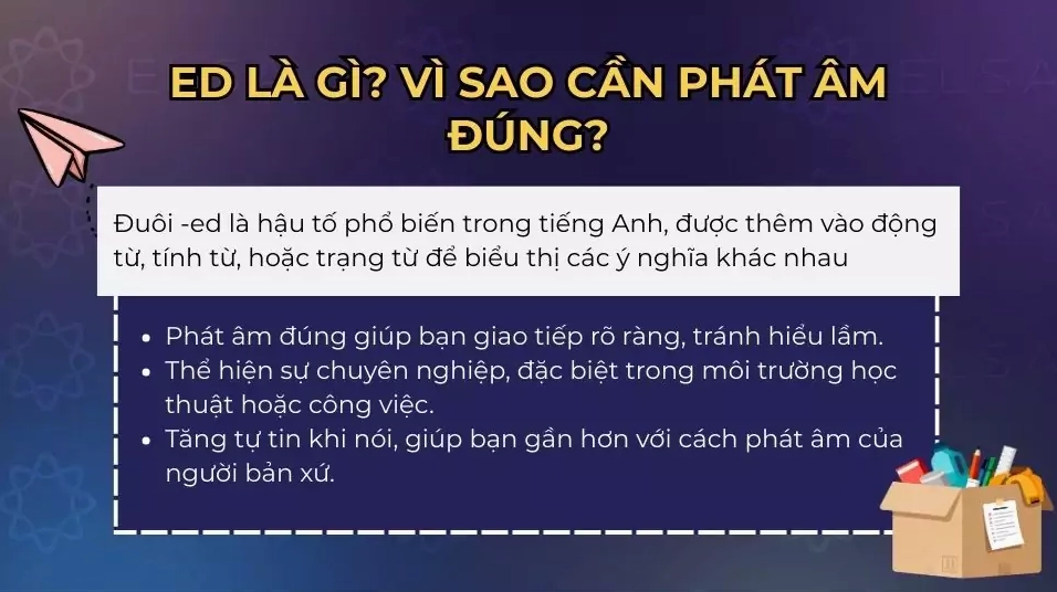 Định nghĩa ED là gì và vai trò của việc phát âm đúng ED