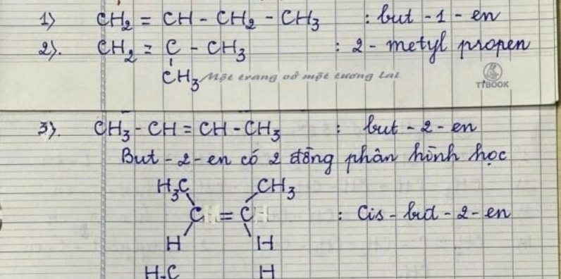 đồng phân c4h8