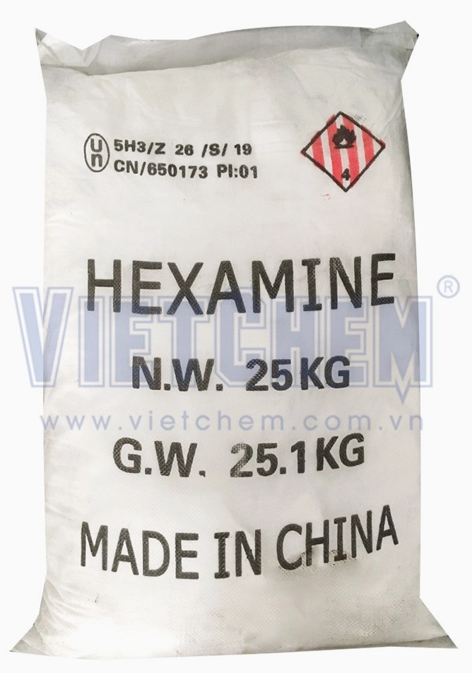 Hexamine C6H12N4 99%, Trung Quốc, 25kg/bao