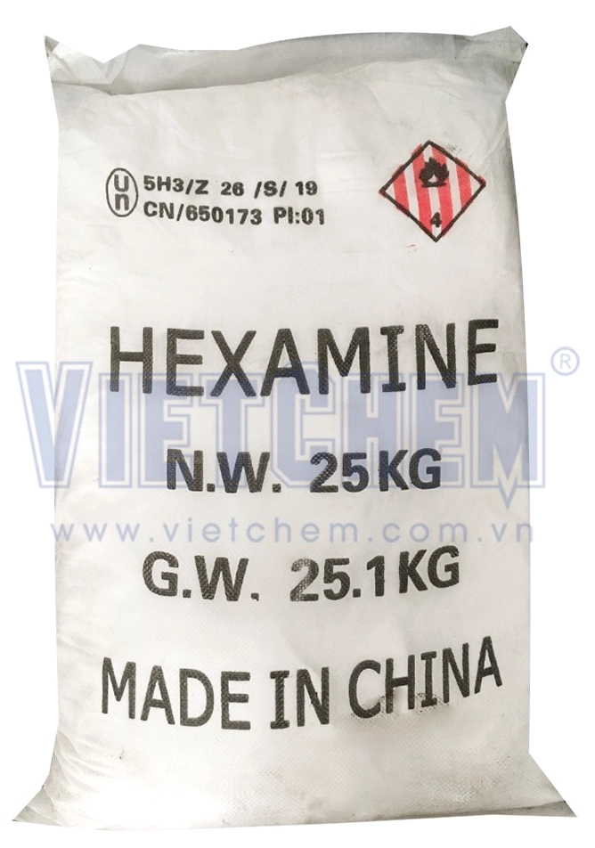 Hexamine C6H12N4 99%, Trung Quốc, 25kg/bao