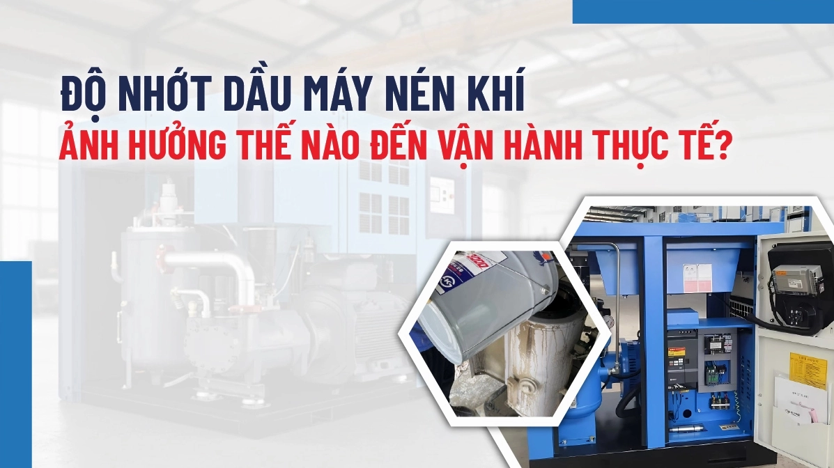 Hoạt động thực tế của hệ thống khí nén