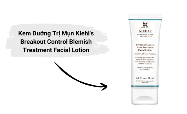 Kem dưỡng Breakout Control Blemish Treatment Facial Lotion