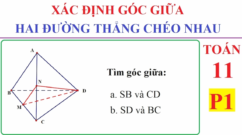Khó Khăn Thường Gặp khi học Cách Tính Góc Giữa Hai Đường Thẳng Trong Không Gian