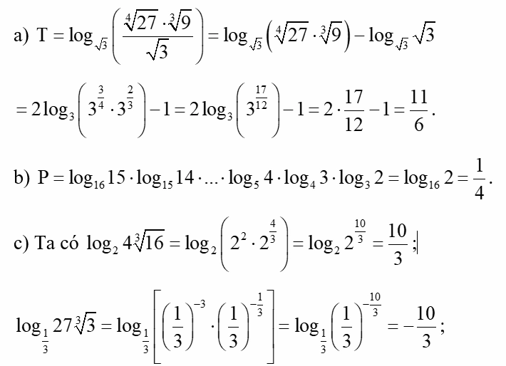 Lôgarit lớp 11 (Lý thuyết Toán 11 Kết nối tri thức)