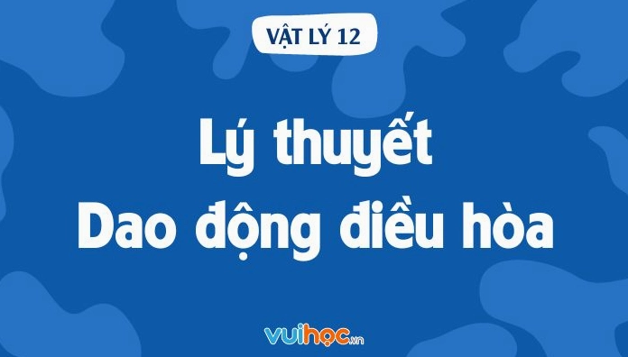 Lý thuyết và bài tập Dao động điều hòa