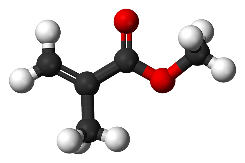 Mô hình phân tử 3D của Methyl Methacrylate