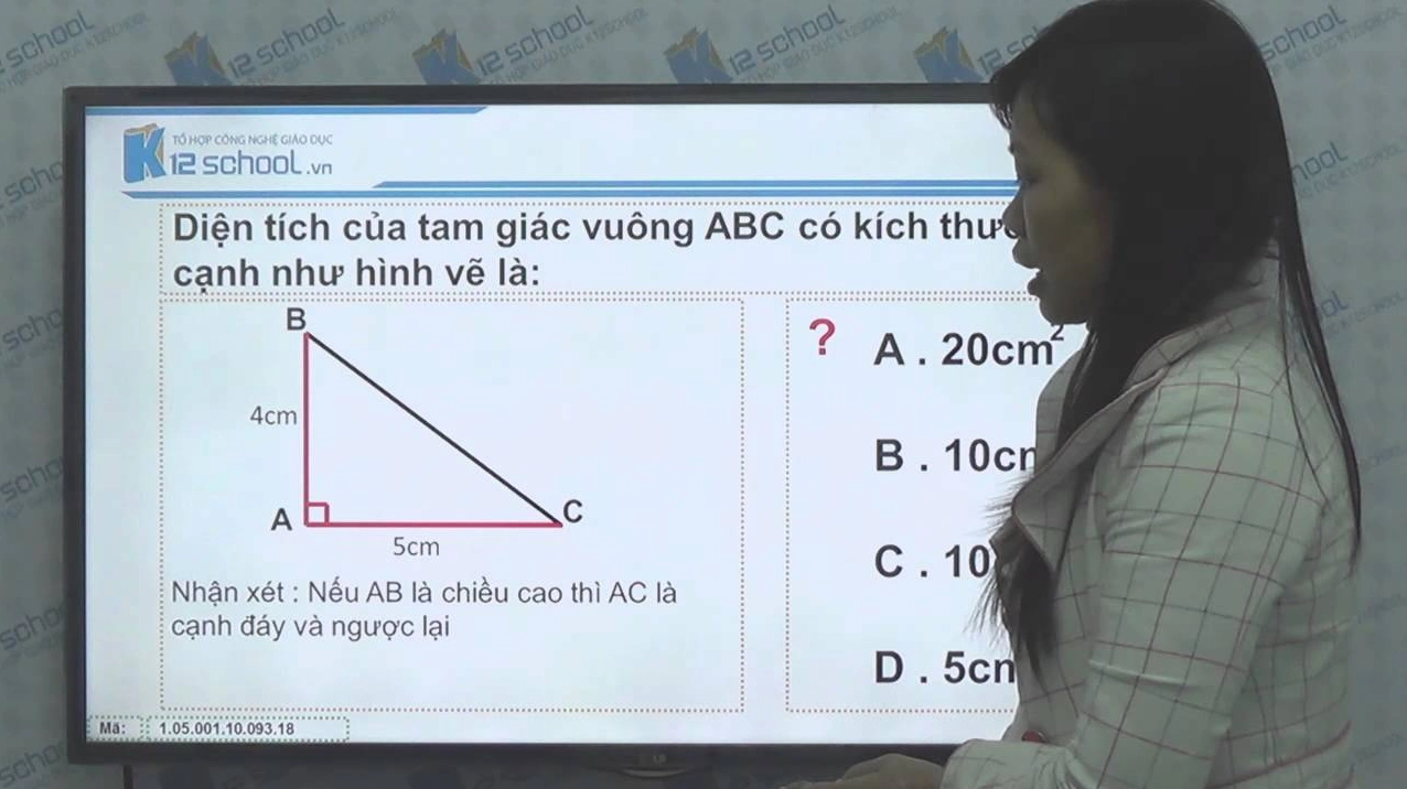 "Muốn tính diện tích hình tam giác lớp 5": Hướng dẫn chi tiết từ A đến Z