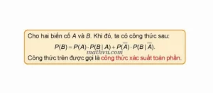 Nắm Vững **Công Thức Xác Suất Toàn Phần** và Bayes: Chìa Khóa Toán 12 2026