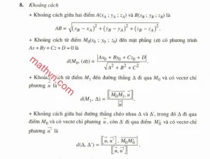 Nắm Vững Công Thức Khoảng Cách Từ Điểm Đến Mặt Phẳng: Giải Pháp Toán 11 Dễ Dàng!