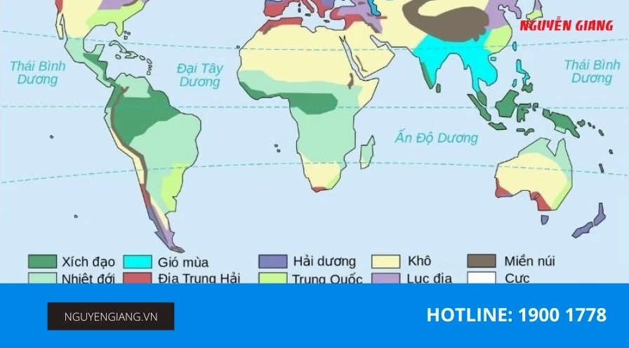 Những loại biên độ nhiệt thường thấy