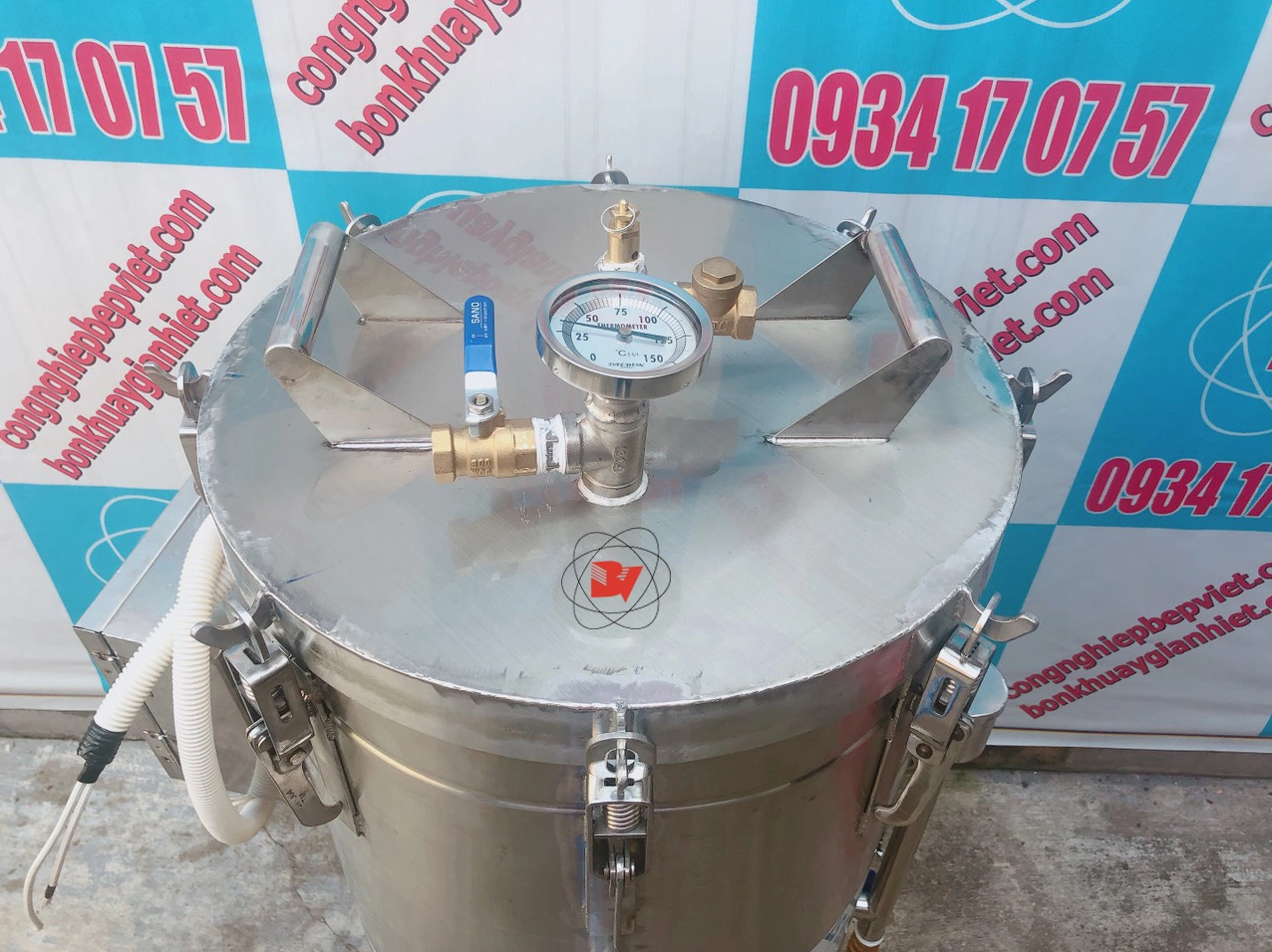 Nồi áp suất điện công nghiệp 50 lít - Giải pháp nấu ăn tối ưu cho nhà bếp lớn