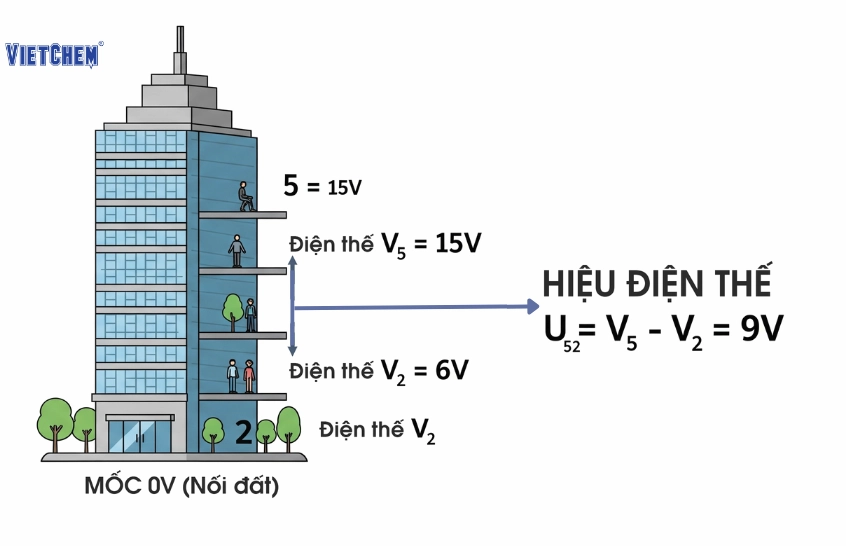 Phân biệt điện thế và hiệu điện thế