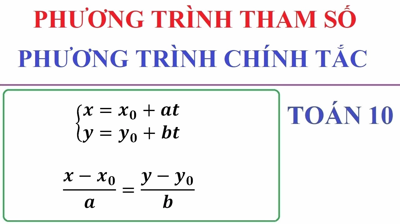 Phương trình đường thẳng chính tắc: Hướng dẫn chi tiết và ví dụ minh họa