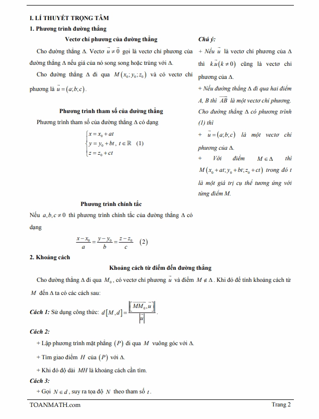 Phương Trình Đường Thẳng Công Thức: Tổng Hợp Kiến Thức Và Ứng Dụng Thực Tiễn
