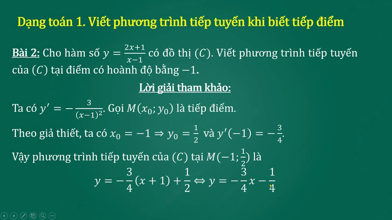 Phương trình tiếp tuyến toán 11: Hướng dẫn từng bước và ứng dụng thực tế