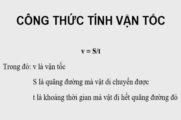 Sự khác biệt giữa các loại vận tốc trong vật lý