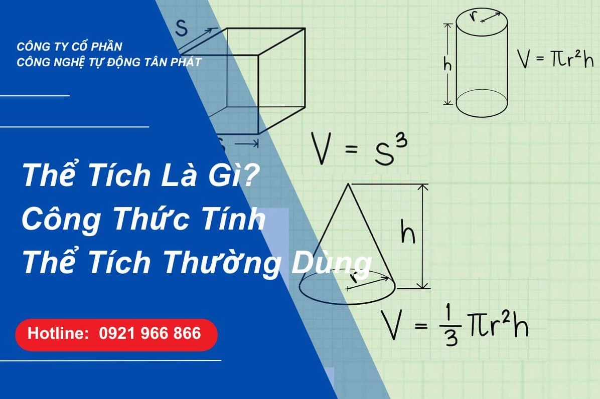 Thể tích là gì? Những công thức tính thể tích thường dùng