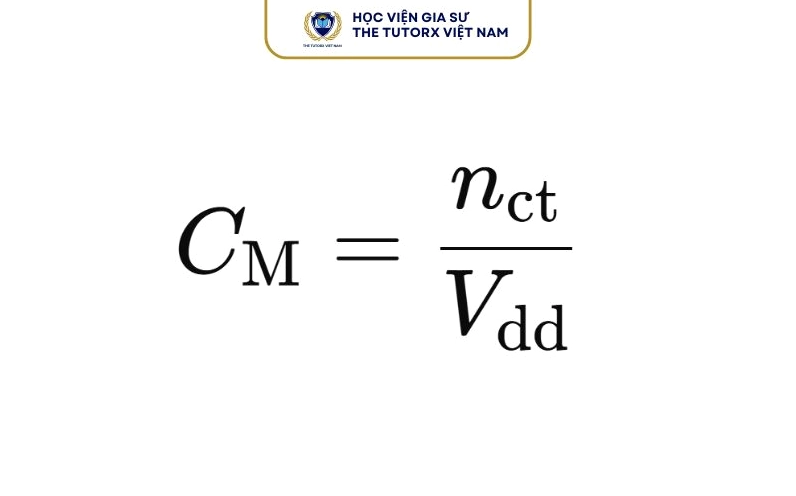 Tổng hợp các công thức hóa học cơ bản