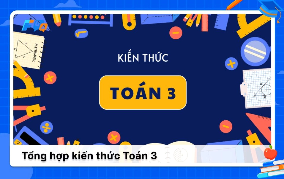 Tổng hợp kiến thức Toán 3 quan trọng
