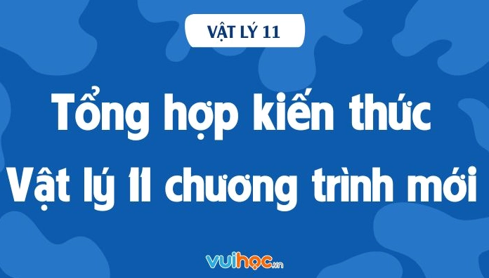 Tổng hợp kiến thức Vật lý 11 theo chương trình mới