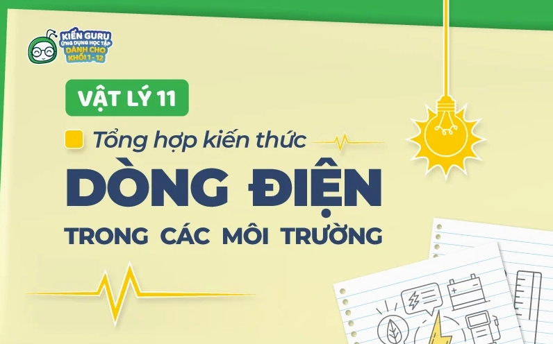 Tổng hợp kiến thức vật lý 11