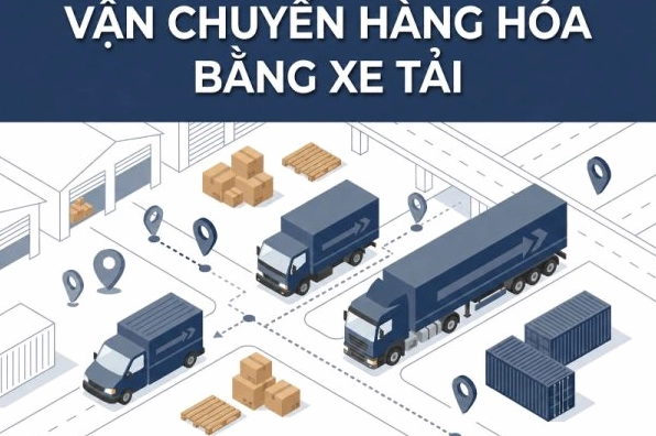 Tổng quan các hình thức vận chuyển hàng hóa bằng xe tải linh hoạt theo chuyến và ghép hàng toàn quốc.